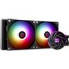 Thermalright AQUA ELITE 240 ARGB - Raffreddatore per CPU liquido, 240 serie di raffreddamento, 2 ventole PWM da 120 mm, cuscinetti S-FDB, per AMD/AM4/AM5, INTEL LGA1150/1151/1155/1156/1200/2011/1700