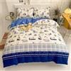 HAVOP Set di biancheria da letto con copripiumino per letto matrimoniale, 100% cotone, per bambini, ragazzi e ragazze, set di biancheria da letto per tutte le stagioni, 200 x 200 cm