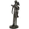 Aoneky Statua di Coppia di Ferro - Scultura dello Sposo delle Coppie, Regalo di Anniversario, Matrimonio, Natale- Figura Decorativa Moderne per la Casa Romantiche(Behind Hug Kiss)