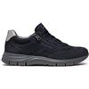 Nero Giardini I202501U Sneakers Uomo in Camoscio E Pelle - Navy 43 EU