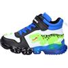 BULL BOYS Nuove Sneakers Bull Boy Dinosauro con LUCI 35 Grigio Grigio Blu
