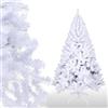 Tubiaz - Albero di Natale artificiale in PVC, decorazione natalizia artificiale, altezza 180 cm, con 650 rami, montaggio semplice con supporto in metallo, ignifugo, decorazione natalizia