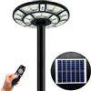 DE ROSA SHOP Lampione Solare Led Esterno, Lampione da Giardino 1200 Watt forma Ufo con Telecomando e Staffa, Sensore di Movimento e Crepuscolare, Luce Bianco Fredda, Impermeabile IP 67.