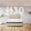 Comfy Line Topper memory H10 Cm molto morbido e avvolgente | TOPPER MEMORY anche per pesi extra matrimoniale 160X190 Cm | Topper design americano sfoderabile con elastici per fissaggio - CUPID H10