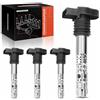 Frankberg 4x Bobine di accensione Benzina Compatibile con TT 8N3 1.8L TT R.o.a.d.s.t.e.r 8N9 1.8L A3 8L1 1.8L A4 Avant 8E5 1.8L A4 Avant 8ED 2.0L Replace# 06B905115M