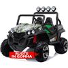 Mondial Toys MONDIALTOYS Macchina Elettrica per Bambini 2 Posti 24V Fuoristrada Maxi Buggy con Ampio Sedile - Auto Elettrica per due Bambini Full Optional (Camouflage)