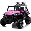 Mondial Toys MONDIALTOYS Macchina Elettrica per Bambini 2 Posti 24V Fuoristrada Maxi Buggy con Ampio Sedile - Auto Elettrica per due Bambini Full Optional (Rosa)