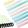 Prasacco 10 Pezzi Spirali per Rilegatura 30 Anelli Spine per Rilegatura a Spirale Macchina per Rilegatura a Spirale Rilegatrice a Spirale in Plastica per Insegnanti Studenti Documenti Quaderni Cartelle, Colori