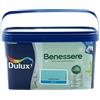 Dulux Benessere Pittura Colorata all'Acqua per Interni Superlavabile Anti Muffa Anti Batteri con Ioni D'Argento, 2.5 Litri, Verde Acqua, 2.5L
