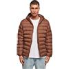 Urban Classics Giacca Invernale da Uomo con Cappuccio, Calda e Trapuntata, Piumino Adatto anche alle Mezze Stagioni Colore: bark, Taglia: XXL