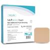 MedVanceTM Schiuma - Medicazione in schiuma idrofila adesiva con bordi 15 cm x 15 cm (imbottitura 10 cm x 10 cm) Scatola da 5 medicazioni