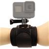 MyGadget Cinturino da Polso compatibile con GoPro - regolabile a 360 gradi con blocco di sicurezza Start | Stop - per Go Pro 11 | 10 | 9 | 8 | 7, DJI Osmo - Nero