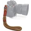 MyGadget Cinghia da Polso per Fotocamera - Cinturino Macchina Fotografica - Laccetto Impugnatura a Mano Regolabile per Canon, Nikon, Sony, Fujifilm, Olympus - Marrone