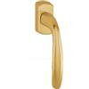 Hoppe Industries maniglia per finestra balcone Martellina DK HOPPE in alluminio con Secustik® e VarioFit® (F3 alluminio aspetto oro)
