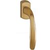 Hoppe Industries maniglia per finestra balcone Martellina DK HOPPE in alluminio con Secustik® e VarioFit® (F4 alluminio aspetto bronzo)