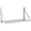 Royal Catering Mensola Pieghevole A Muro Ribaltabile Da Parete Ripiegabile RC-BFWH8030 (40 kg, 80 x 30 cm, Acciaio Inox)
