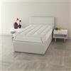 Italian Bed Linen Topper ONE Trapuntato con elastici, Piazza e mezza 120x195cm