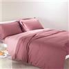 Caleffi Copripiumino Singolo Bicolor Rosa in Cotone - 69632