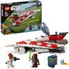 LEGO Star Wars Starfighter di Jedi Bob, Modellino di Astronave Giocattolo da Costruire con 2 Minifigure, Giochi Creativi per Bambini e Bambine da 8 Anni, Idea Regalo di Compleanno da Collezione 75388