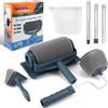 Raxfekro Set di 6 Rulli per Pittura, Rullo con Serbatoio, Rullo per Angoli, Set di Rulli, Adatto per Ufficio, Casa, Scuola, Dipingere Soffitto e Pareti