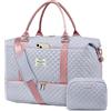 LOVEVOOK Borsone da Viaggio Donna Borsa Palestra Donna Bagaglio a Mano Easyjet Cabin Bag Weekend Travel Duffel Gym Bag con Organizer Valigia Grande Borsa Parto Ospedale Mamma Nascita per Aereo Fitness