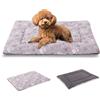BVAGSS Cuscino per Cane Reversibile, Ultra Morbido Materassino Lavabile per cani, Ortopedico Letto per cani Cuscino Cane Memory Foam Suave y Cálido XH079 (76x50x4cm,Grey Paw)
