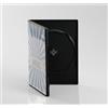 Bulk 100 Custodie Dvd Doppie Nere - Box Porta 2 Dvd/CD 14mm