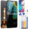 ARSSLY Schermo per Oppo A9 2020 / Oppo A11x / Oppo A5 2020 LCD Display Touchscreen Digitazer Assembly Sostituzione con Strumenti, per CPH1937 CPH1939 CPH1931 CPH1959(6.5,Nero)