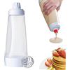 elthmpr Dosatore per impasti, pancake pancake dispenser dosatore con sfera di miscelazione strumento per pancake waffle crêpe bottiglie di salsa