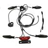 HalloMotor Kit luci ebike 24V/36V/48V/52V/60V con cavo impermeabile per Bafang e KT (Per BAFANG Mid Drive Motor con protocollo UART)