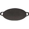 PW TOOLS Padella per Barbecue Coreana, Teglia per Pizza Con Griglia Antiaderente, Rotonda in Ferro, per Campeggio All'aperto e Grigliate