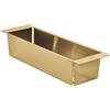 GROHE Vaschetta Cucina Forata Multifunzionale, 490 x 150 x 100 mm, In acciaio inossidabile, Lavabile in lavastoviglie, Anticorrosione, Oro Spazzolato, 40853GN0