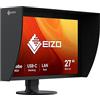 EIZO ColorEdge CG2700S - Monitor grafico da 68,5 cm (27) (HDMI, hub USB, USB-C, RJ-45 LAN, switch KVM, DisplayPort, 2560 x 1440, 99% AdobeRGB, 98% DCI-P3) nero