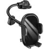 CGZZ Supporto per telefono auto, collo di cigno, supporto per telefono auto cruscotto smartphone accessori per auto, 360 gradi regolabile per i telefono Sam sung Hua wei Xiao mi