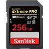 SanDisk Extreme PRO, Scheda di memoria da 256 GB SDXC fino a 300 MB / s, UHS-II, Classe 10, V90, U3