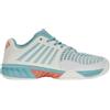 DUNLOP K-Swiss Express Light 3, Scarpe da Tennis Donna, Blanc De Blanc-Vaso per Fiori di Deserto, Colore: Blu, 39.5 EU