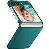 Richgle Compatibile con Cover Samsung Galaxy Z Flip 5 5G, Ultra Sottile Protettiva Custodia Cover Case Compatibile con Samsung Galaxy Z Flip 5 5G - Verde RG01555