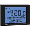 VEMER VE454500 CHRONOS 230V - Cronotermostato Digitale da Parete, Display Touch Screen, Programmazione Settimanale, Alimentazione 230V, Nero