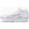 PUMA Scarpe da calcio ULTRA 5 MATCH+ BRILLIANCE FG/AG da donna, Viola/Nero/Bianco/Altro