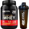 Optimum Nutrition Gold Standard 100% Whey Proteine in Polvere con Aminoacidi Cioccolato e Burro di Arachidi 896 g 28 Porzioni + Shaker