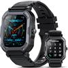 xinwld Smartwatch Uomo Donna, 1.85" Orologio Smartwatch Uomo con Effettua o Risposta Chiamate, 113 Modalità Sport Smart Watch con 24H Cardiofrequenzimetro Sonno, IP68 Contapassi Orologio Sportivo Android iOS