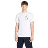 ARMANI EXCHANGE Tee With Tone-on-tone Logo, T-shirt, Uomo, Bianco, XXL
