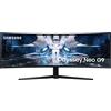 Samsung Monitor Gaming Odyssey Neo G9 (S49AG952), Curvo (1000R), 49, 5120x1440 (DQHD), 32:9, Mini-LED, HDR10+, VA, 240Hz, 1ms (GtG), FreeSync Pro, G-Sync, HDMI, USB, Display Port, Ingresso Audio