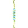 Flamingo Flmaingo Toy for Dog Tofla Tug Rope Stick Blue/Yellow - 55 x 5 x 5 cm - Floatable, Ideal for Water Games with Your Dog - with Handles