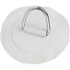 PenRux D Ring Pad, 6in Diametro PVC Acciaio Inossidabile D Ring Patch Accessori Hardware per Gommone Zattera Kayak Canoa Tavola da Surf, Facile da Installare