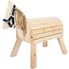 Small Foot 'small foot Compact Wooden, Riding Horse with Head Collar for Kids Aged 3+ Years, for Inside & Outside, 12313 Toys