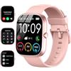 uaue Smartwatch Uomo Donna, 1,91 Orologio Fitness con Effettua/Risposta Chiamate, 110+ Sportive Fitness Tracker, Sonno Cardiofrequenzimetro, Contapassi, Impermeabil IP68 Smart Watch per Android iOS, Rosa