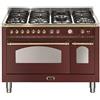 Lofra RRD126MFT+E/2AEO Cucina freestanding Borgogna Gas A