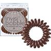 Invisibobble elastico per capelli marrone Original Pretzel Brown x3 - elastici per capelli donna e uomo - elastici per capelli senza pieghe ma forte