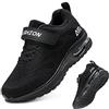 ASHION Scarpe Sportive Bambino Scarpe da Ginnastica Ragazze Ragazzi Respirabile Mesh Running Sneakers Fitness Casual(M Nero,33EU)